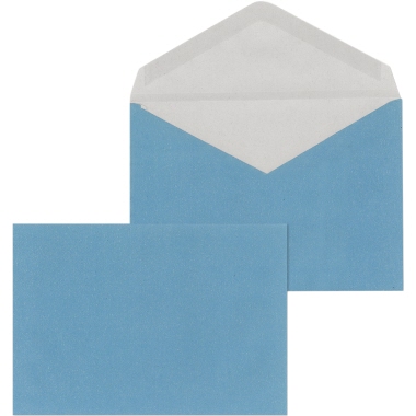 MAILmedia Briefumschlag 30005404 C6 ohne Fenster gu blau 1000 Stück