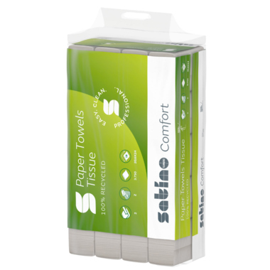 WEPA Papierhandtücher 277330 Comfort 20,6x24cm 2-lagig Z.Falz 3.750 Bl./Pa