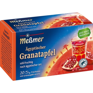 Meßmer Tee Ägyptischer Granatapfel 105686 20 Stück