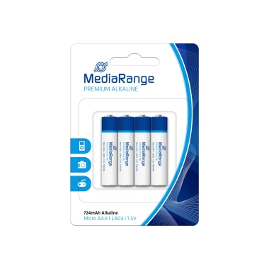 MediaRange Batterien AAA MRBAT101 VE4