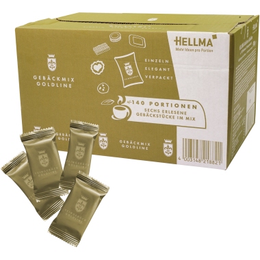 Hellma Gebäckmischung Goldline 60121882 140 Stück