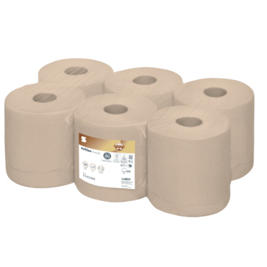 Satino Handtuchpapier PureSoft 314290 2-lagig recycling 428 Blatt 6 Rollen