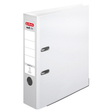 herlitz Kunststoffordner Ordner maX.file protect plus breit 80 mm weiß