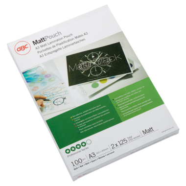GBC Folientasche MattPouch 3747235 DIN A3 125mic 100 Stück