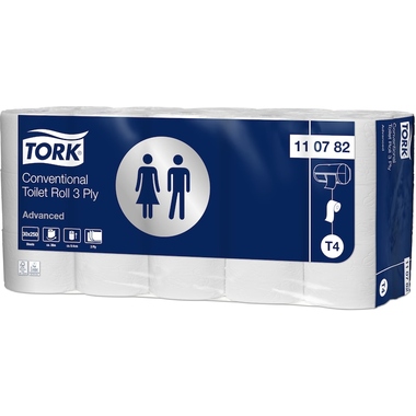 Tork Toilettenpapier Premium 110782 3-lagig 250Bl. weiß 30 Rl./Pack.
