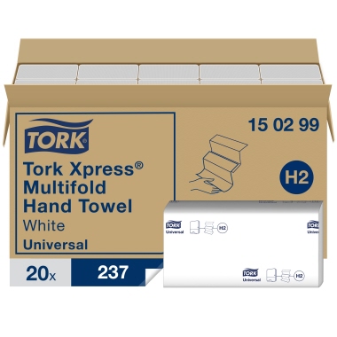 Tork Papierhandtücher 150299 21,3x23,4 2-lagig weiß 4.740 Blatt