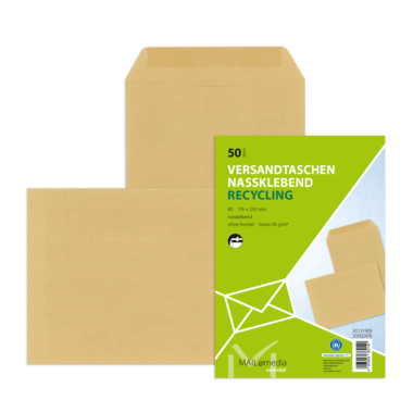 MAILmedia Versandtasche 30002476 B5 nk 90g braun 50 Stück