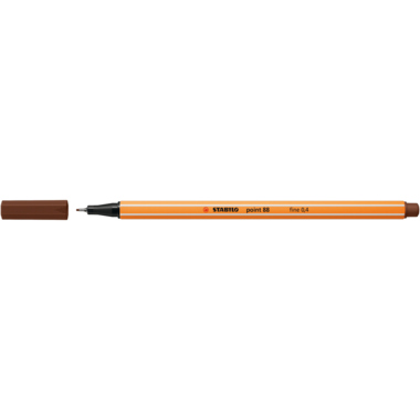 STABILO Fineliner point 88 88/45 0,4mm braun