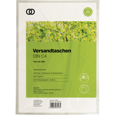 Soennecken Versandtasche oeco 2984 C4 mF hk weiß 50St.