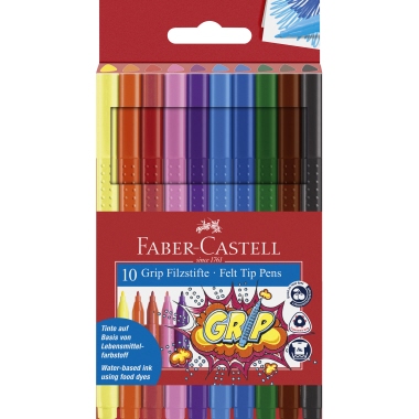 Faber-Castell Fasermaler GRIP/155310 Inh.10