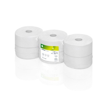 WEPA Toilettenpapier 317130 Jumborolle 2-lagig hw 380m 6 St./Pa