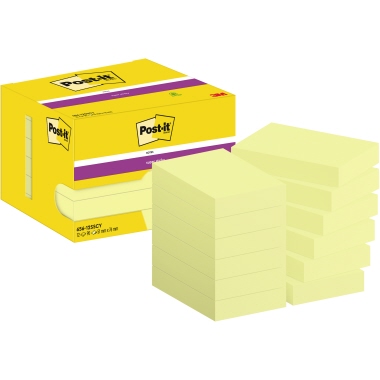 Post-it Haftnotiz 656-12SSCY 51x76mm 90Bl gelb 12 Stück