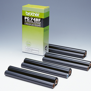 Brother Thermotransferrolle PC74RF schwarz 4 Stück
