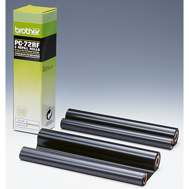 Brother Thermotransferrolle PC72RF schwarz 2 Stück