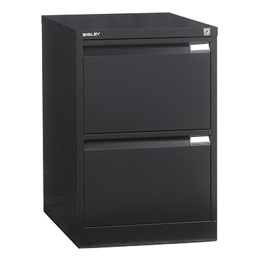 Bisley Hängeregistraturschrank 3623633 2Schubfächer tiefschwarz