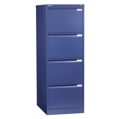 Bisley Hängeregistraturschrank 3643639 4Schubfächer oxfordblau