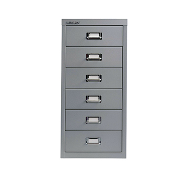 Bisley Schubladenschrank L296645 6Schubfächer lichtgrau