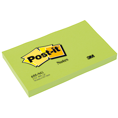 Post-it Haftnotiz 655N 127x76mm 100Blatt grün