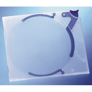 DURABLE CD/DVD Hülle QUICKFLIP STANDARD 528806 bl/tr 10 Stück