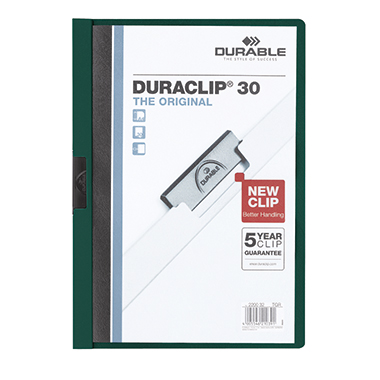 DURABLE Klemmmappe DURACLIP 30 220032 DIN A4 Hartfolie petrol