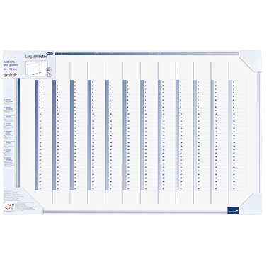 Legamaster Jahresplaner Accents Linear Cool 7-489000 90x60cm
