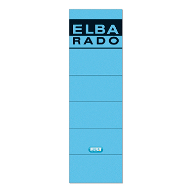 ELBA Ordneretikett 100420952 breit/kurz sk blau 10 St./Pack.