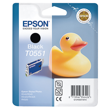 Epson Tintenpatrone C13T05514010 T0551 290Seiten 8ml schwarz
