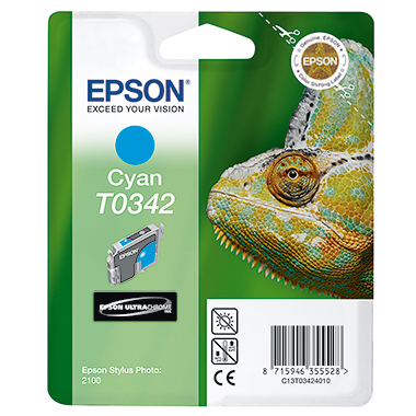 Epson Tintenpatrone C13T03424010 T0342 440Seiten 17ml cyan
