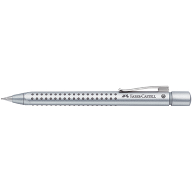 Faber-Castell Druckbleistift GRIP 2011 131211 0,7mm B silber