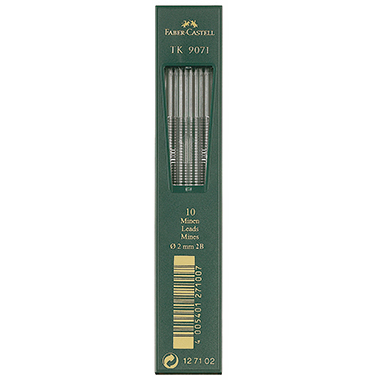 Faber-Castell Fallmine TK 9071 127102 2mm 2B 10 Stück