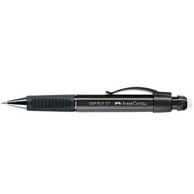 Faber-Castell Druckbleistift GRIP PLUS 130733 0,7mm metallic-schwarz