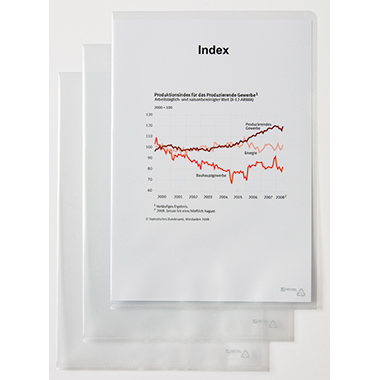 Hetzel Sichthülle 21770090 DIN A4 0,12mm glasklar 50 Stück
