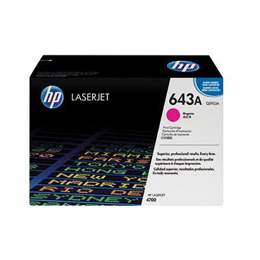 HP Toner Q5953A 643A 10.000Seiten magenta