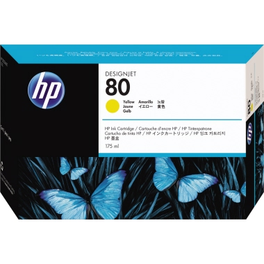 HP Tintenpatrone C4873A 80 175ml gelb