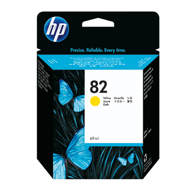 HP Tintenpatrone C4913A 82 69 ml gelb