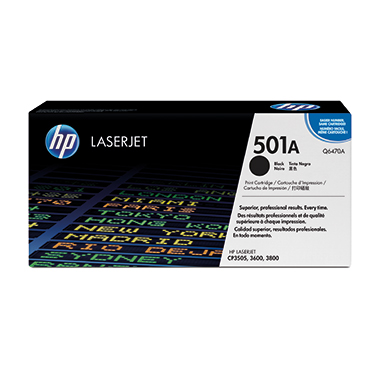 HP Toner Q6470A 501A 6.000Seiten schwarz