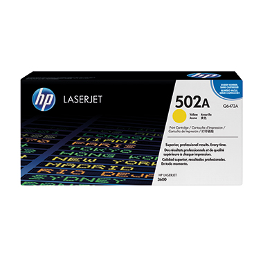 hp Lasertoner Q6472A Nr. 502A gelb