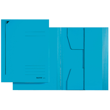 Leitz Jurismappe 39240035 DIN A4 3Klappen Colorspankarton blau