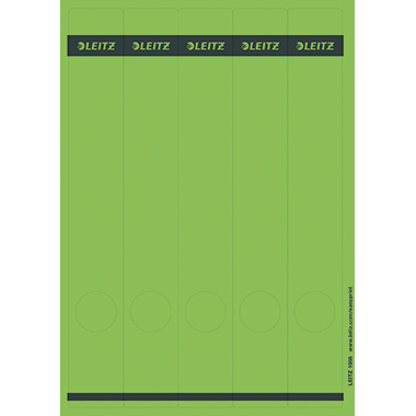Leitz Ordneretikett 16880055 lang/schmal Papier grün 125 Stück