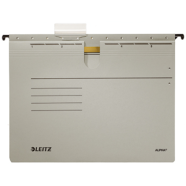 Leitz Hängehefter ALPHA 19840085 A4 kfm. Heftung grau 25 Stück