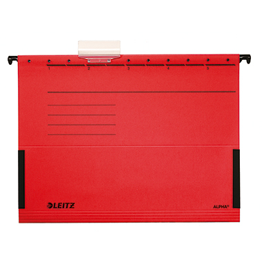Leitz Hängetasche 19863025 rot 5 Stück