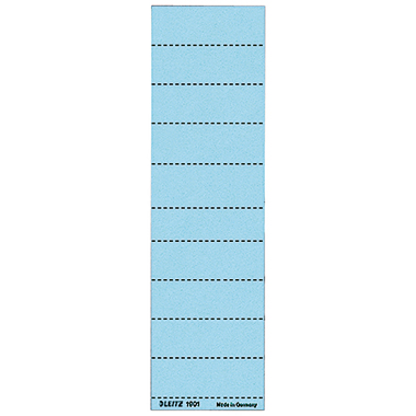 Leitz Beschriftungsschild 19010035 blanko 4zeilig blau 100 Stück