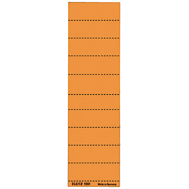 Leitz Beschriftungsschild 19010045 blanko 4zeilig orange 100 Stück