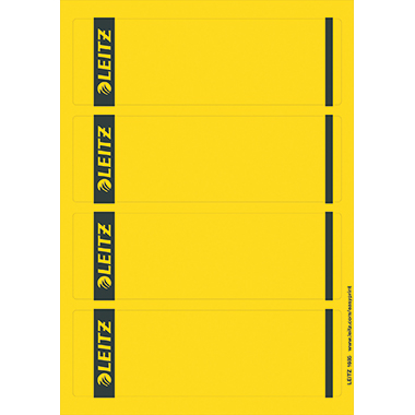 Leitz Ordneretikett 16852015 kurz/breit Papier gelb 100 Stück