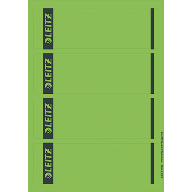 Leitz Ordneretikett 16852055 kurz/breit Papier grün 100 Stück
