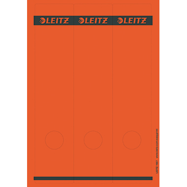 Leitz Ordneretikett 16870025 lang/breit Papier rot 75 Stück