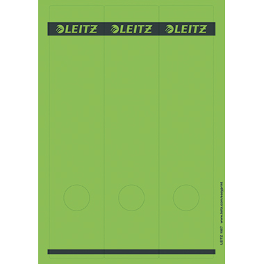 Leitz Ordneretikett 16870055 lang/breit Papier grün 75 Stück