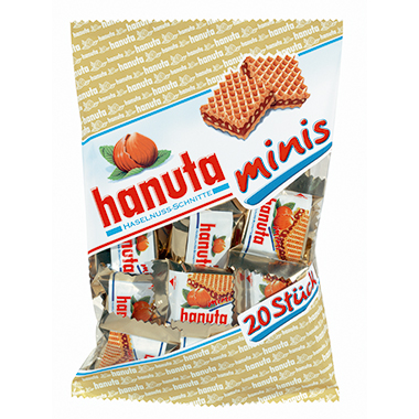 Hanuta Schokolade minis 317488 200 g/Pack.