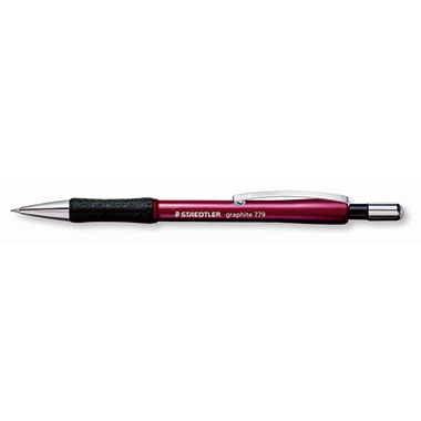 STAEDTLER Druckbleistift graphite 779 05-2 B 0,5mm Schaft rot