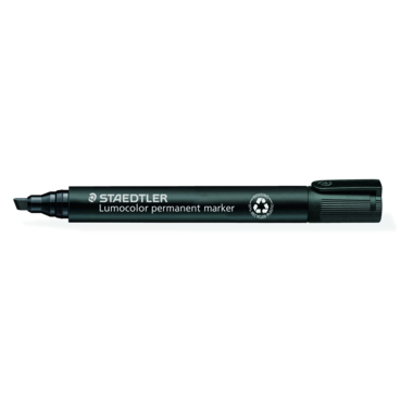 STAEDTLER Permanentmarker Lumocolor 350-9 1-5mm Keilspitze schwarz